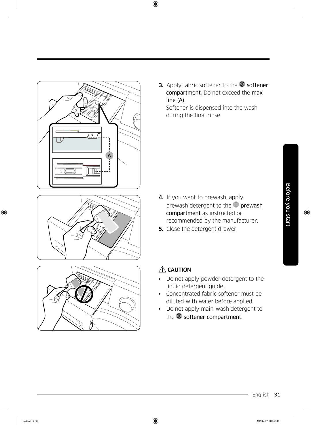 Samsung WW80J5355MW/AD, WW70J5355MW/AD manual English 31  